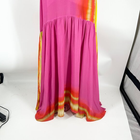 NWT Silvia Tcherassi Eva Dress in Fuschia Lime Stripes - Picture 6 of 10
